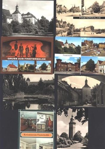 Finsterwalde Lot mit 8 div AK