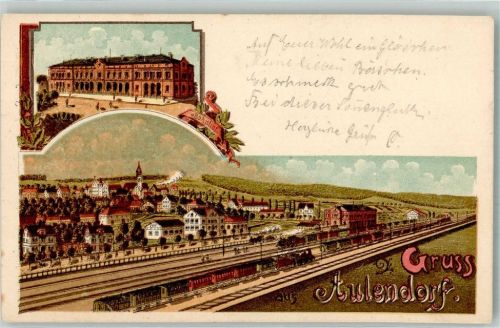 Aulendorf 1899 Bahnhof Aulendorf