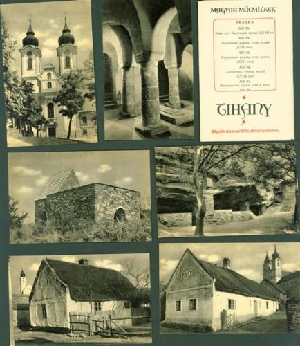 Tihany Lot mit 10 AK Originalumschlag Serie Ungarische Kunstdenkmäler