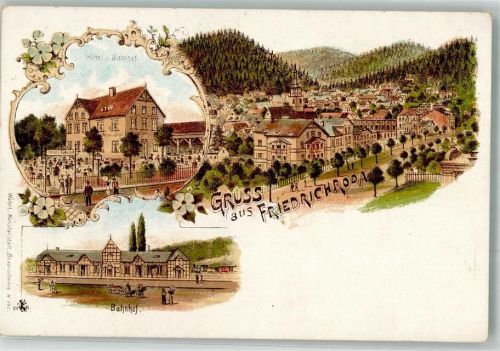 Friedrichroda Hotel zum Bahnhof Bahnhof