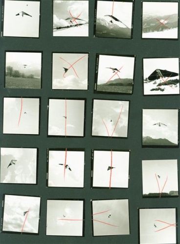 W8201 Samerberg Lot mit 27 Fotos ca. 5x5cm Drachenflieger Original aus dem Archiv eines Ansichtskartenverlages teils Striche radierbar Paragleiten Posten 21 bis 100 AK
