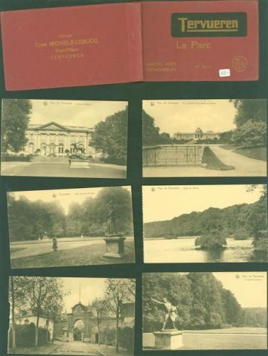 Tervuren Tervueren Kleinposten bis 20 Lot mit 10 AK Schloss Park Originalumschlag