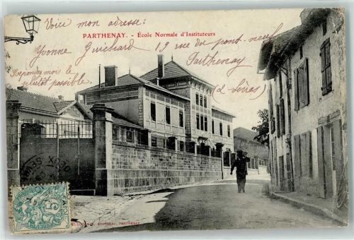 Parthenay 1905 Ecole Normale d`Instituteurs