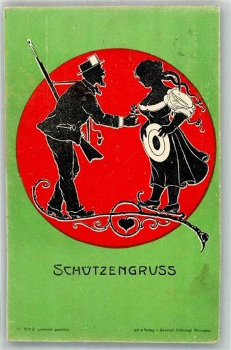 1920 Schützenliesel Jugendstil Verlag Schlumpf 3002