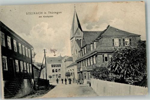 Steinach 1918 Am Kirchplatz Peter-Pauls-Basilika