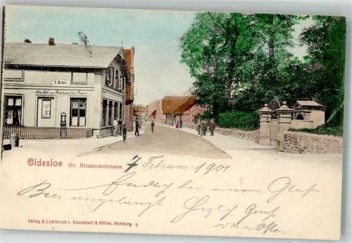 Bad Oldesloe 1901 Brunnenstrasse