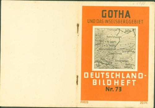 Gotha Deutschland Bildheft Nr 73 Heft 49 Seiten
