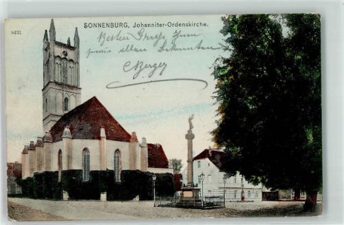 Sonnenburg 1908 Johanniter Ordenskirche