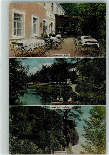 Löbau 1915 Rittersprung Gemauerte Mühle Gondel Skala Bellwitz