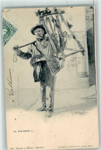 1903 el Afilador Scherenschleifer sign.