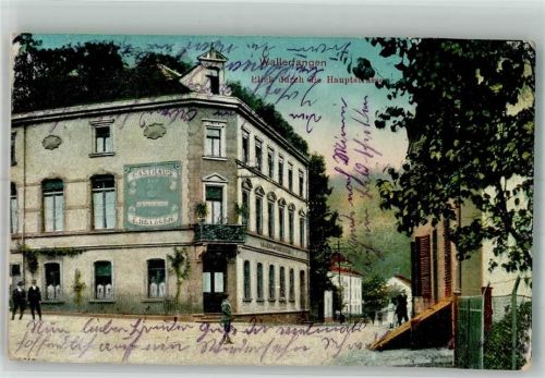 Wallerfangen 1916 Hauptstrasse Gasthaus Heibler