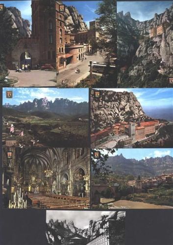 Montserrat Lot mit 13 div AK