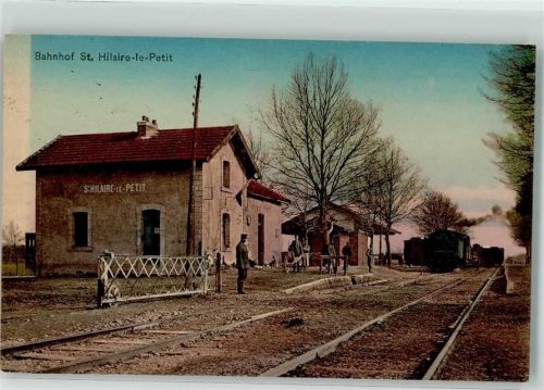 Saint-Hilaire-le-Petit 1915 Bahnhof Eisenbahn