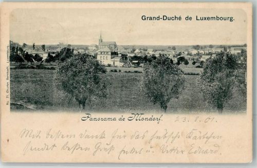 Mondorf-les-Bains 1901 - 'Grand-Duche de Luxemburg