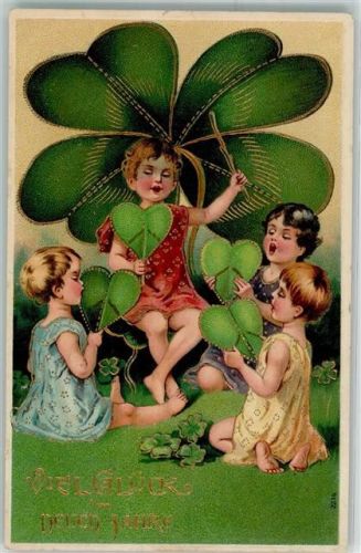 1909 Neujahr Kinder