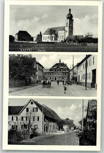 Kappel-Grafenhausen Kirche Hauuptstraße Ochsenkarren Löwengasse