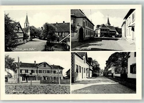 Kork Hauptstraße Bahnhof Dorfstraße