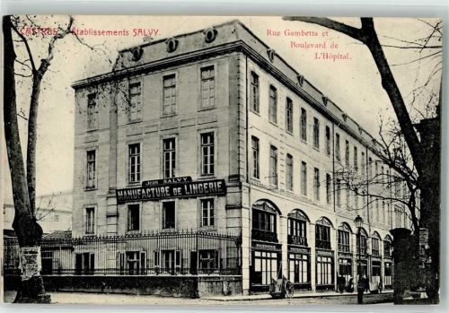 Castres Etablissements Salvy Rue Gambetta et Boulevard de L'Hopital Informationskarte