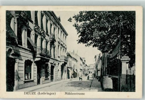Dieuze 1915 Mühlenstraße