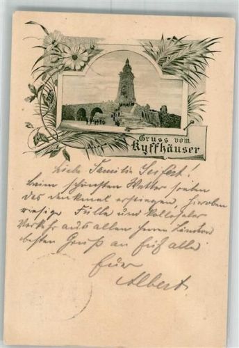Kyffhäuser 1897 Barbarossa-Denkmal
