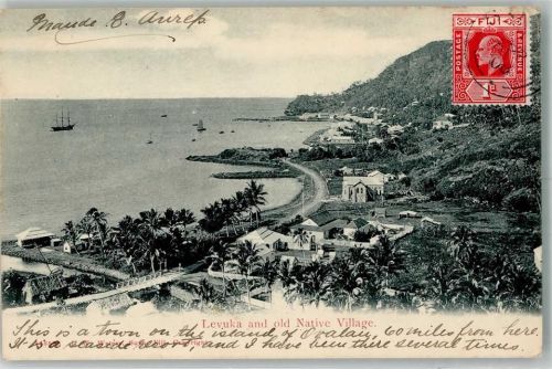 Suva Levuka Briefmarke Bildseite