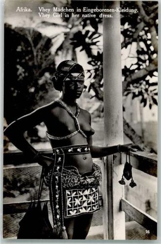 1936 Vhey Girl in her native dress