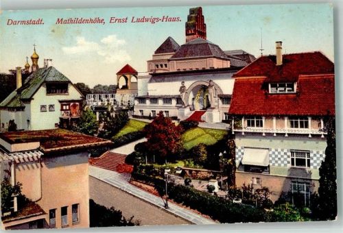 W6100 Darmstadt Künstlerkolonie Ernst Ludwigs-Haus jugendstil Kunstgeschichte Darmstadt