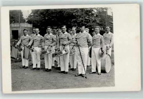 Mannheim Turnverein 1846 Sport Mann Uniform Musik Trommel Trompete Kapelle