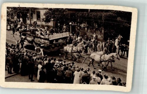 Kassel 13. Bundesschießen Festzug Festwagen der Kreisbauernschaft Hofgeismar Foto AK