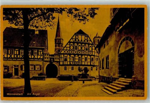 Münnerstadt Am Anger Fachwerkhäuser