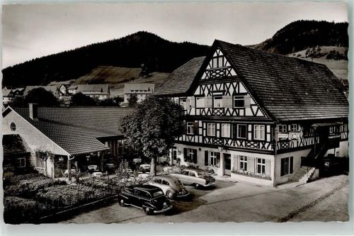 Schenkenzell Gasthaus-Pension zur Sonne VW Käfer-Brezel