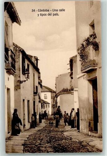 Cordoba una calla y tipos del pais