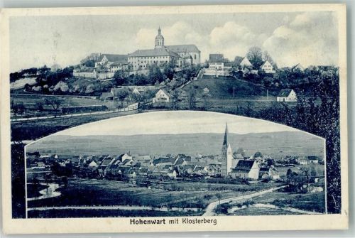 86558 W8899 Hohenwart , Paar 1928 - Kirche Klosterberg