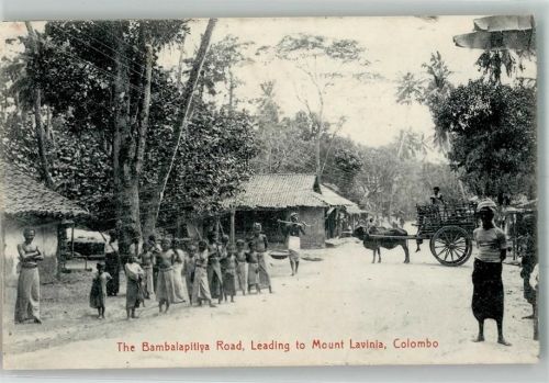 Colombo 1907 Tracht The Bambalapitiya Road
