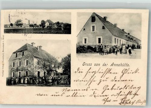 Annahütte 1906 stark beschnitten