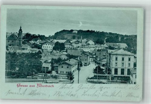 Miesbach 1899 Bahnhof