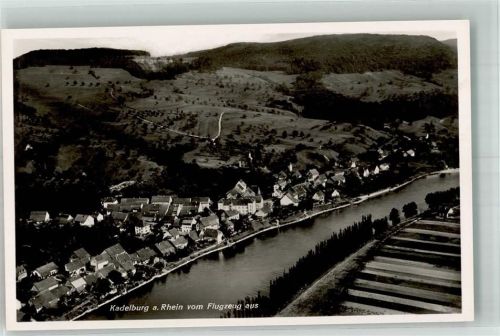 Kadelburg Fliegeraufnahme Kadelburg Rhein