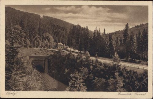 um 1920-30 Oberhof, Brandleite-Tunnel,Richard Zieschank AKU2