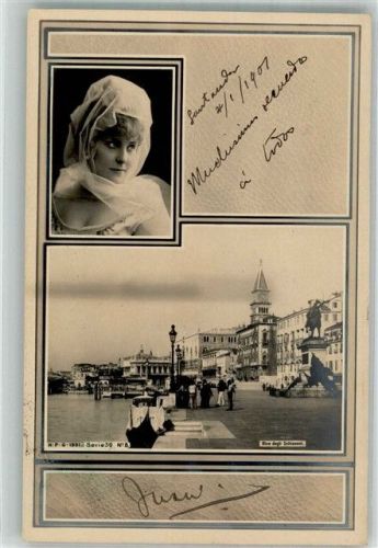 Santander 1901 Foto AK Ort handschriftlich