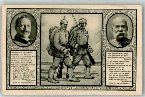 1915 Die Verbündeten Kaiser Wilhelm II und Franz Josef I
