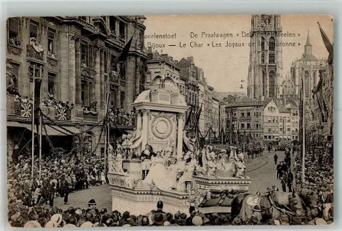 Antwerpen de Praalwagen de Juweelenhandel