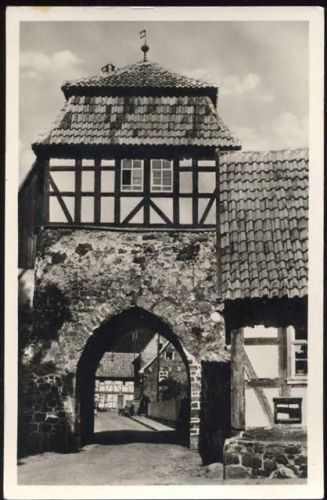 um 1967 Neustadt: Harz, Altes Tor,VEB
