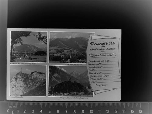 Ruhpolding Mehrfachbildkarte