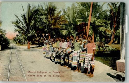 Lusaka 1916 Tracht Musiker