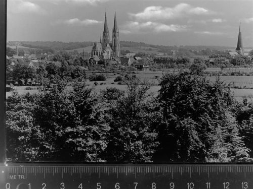 Billerbeck Blick zur Ludgerusdom u. Johanniskirche