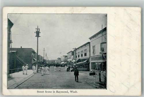 Seattle 1908 Raymond Straßenszene Washington