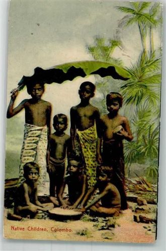 Colombo 1910 Tracht Kinder