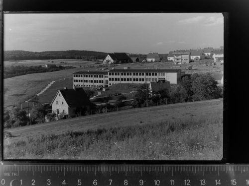 74706 W6960 Osterburken GLASNEGATIV Schule