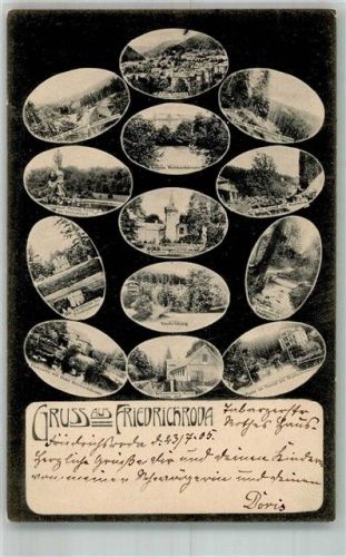 Friedrichroda 1905 Mehrbildkarte