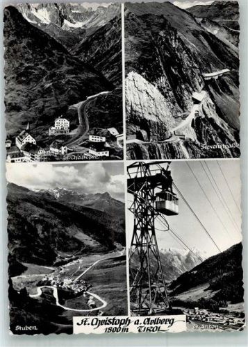 St. Anton Seilbahn Flexenstrasse Stuben St. Christpoh